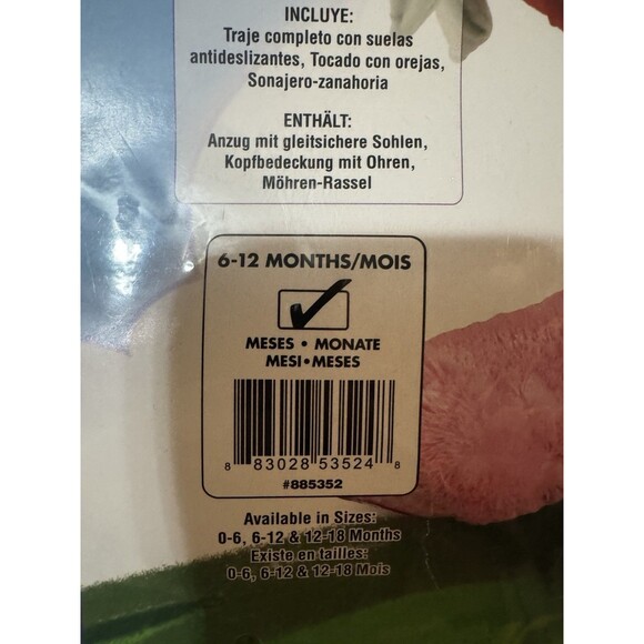 Noahs Ark Collection Size 6-12 Months Precious Pink Wabbit Costume Outfit - Picture 2 of 4